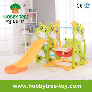 2017 Deer Style Indoor Plastic Baby Slide for Family (HBS17006C)