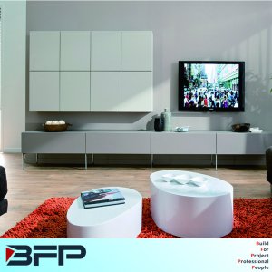 Modern Wood TV Cabinet for Living Room