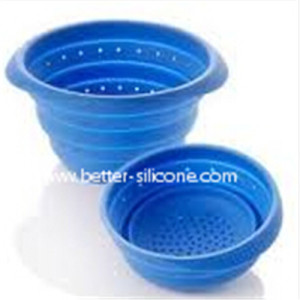 Foldable Plastic Silicon Filter with Handle