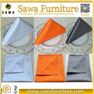 Wholesale Elegant Fancy Folding Wedding Decoration Table Napkin with Ring