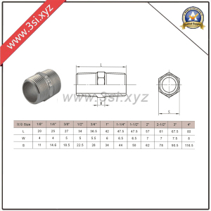 Stainless Steel Threaded Nipple (YZF-F314)
