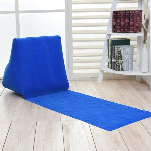 Trial Order Flocked Triangle Inflatable Beach Wedge Pillow